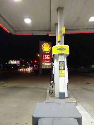 Price sign advertising the beer cave  #shell #yelpcincy #fuelrewards # gasstations