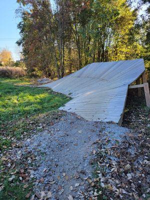 Flow trail berm