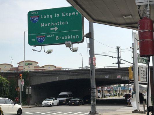 Freeway sign at this business!