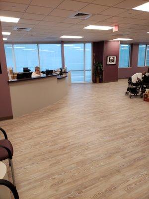 W. Houston Clinic Reception area