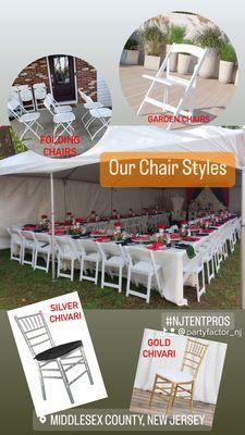 Our chair styles