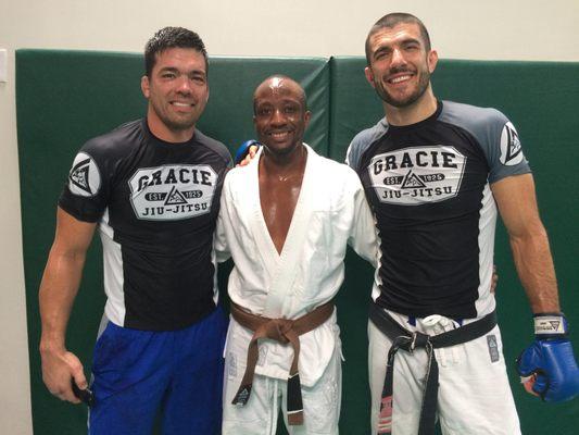 Lyoto, Ty and Rener after street sparring.