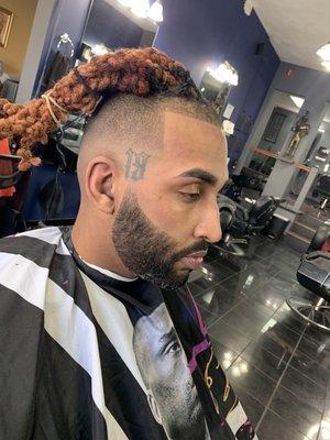 Bad fade with a lineup