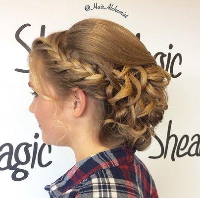 Updo by Morgan