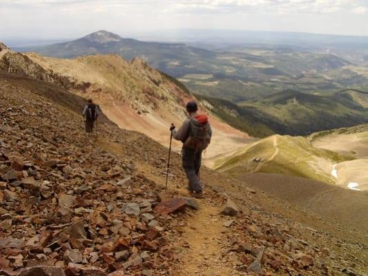 Hiking in the Wilson range