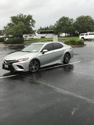 Toyota Camry se with a 20% tint slightly metallic and goes nicely with the silver paint.