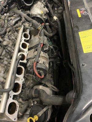 Replace alternator on a 07 Volvo XC90