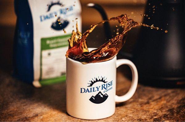 A fresh cup of Daily Rise in the morning is the best way to start your day.