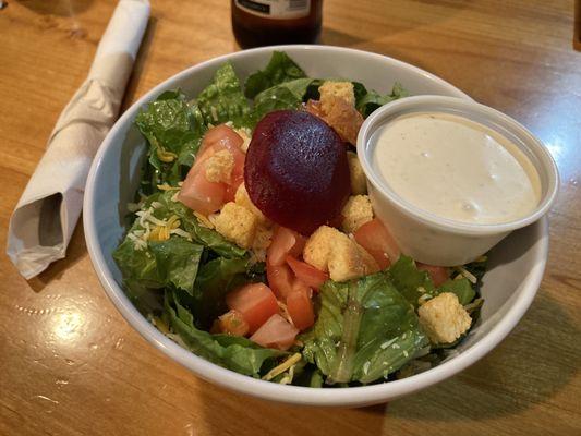 Side Salad with Blue Cheese