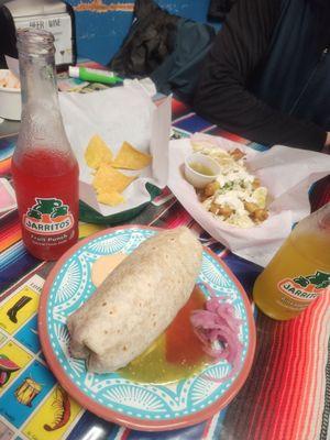 Rockfish burrito and tacos