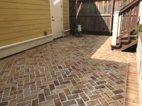 Back Patio Paver Install