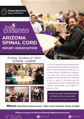 Oct.6,2023
Info: https://www.azspinal.org/