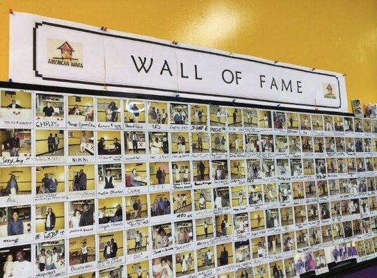 The Wall of Fame!