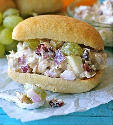 Skinny Chicken Salad Sandwich