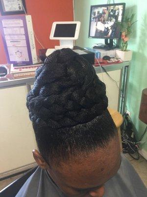 Natural Hair updo