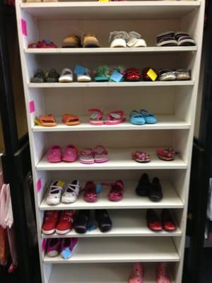 Girls baby shoes.