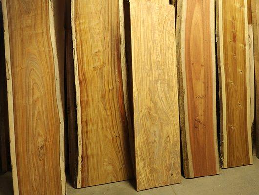 Kiln Dried Exotic Wood Slabs