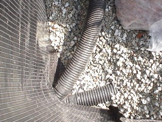 French Drain and Membrane