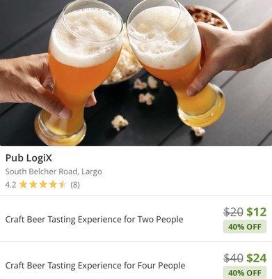 Groupon Savings-- Be the first to review this pub! (Largo)