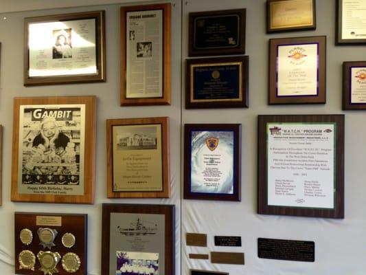 Cool plaques and awards