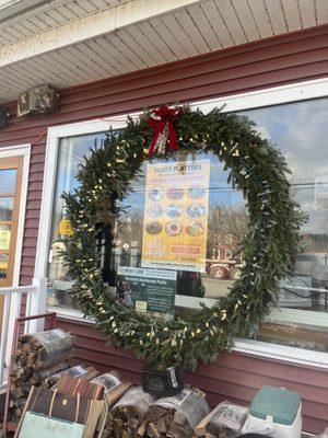 72 inch Christmas wreaths made by Howards the flower shop in "2022"!