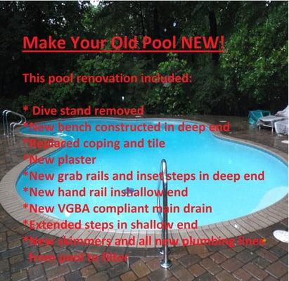 Does your pool need a facelift?