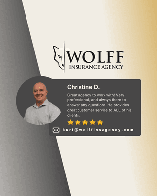 "Great agency to work with! Very professional, and always there to answer any questions. He provides great customer service."