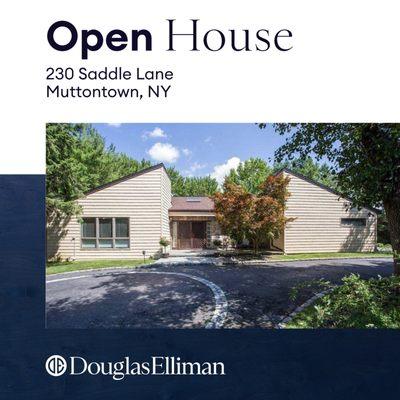 OPEN HOUSE  Saturday 9/26: 1-2:30p Sunday 9/27:   3-4:30p