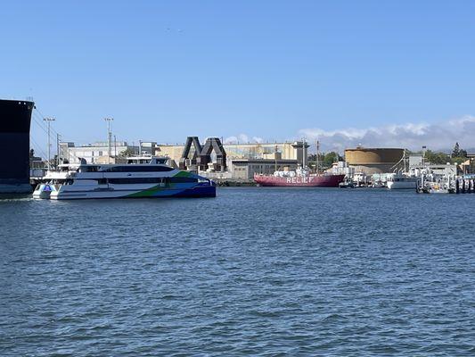 View of port of Oakland