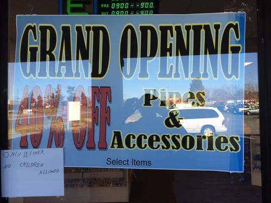 Grand opening