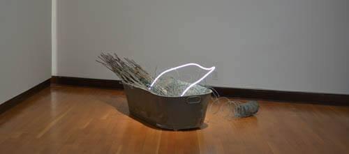 Tracy Emin, Self-portrait (BATH),  at Joseloff Gallery