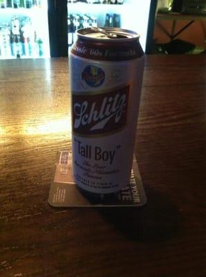 No longer a schlitz virgin!!!