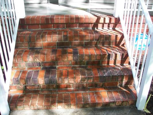 Brick Steps After.