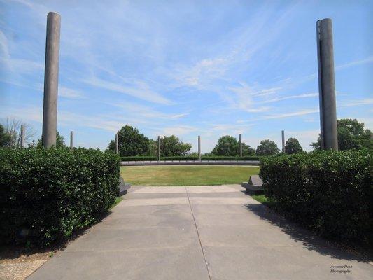 Entrance to the Maryland Vietnam Veterans Memorial park.