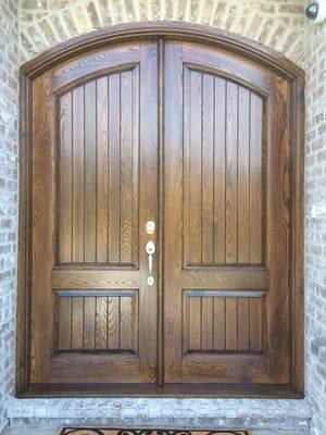 Refinished door