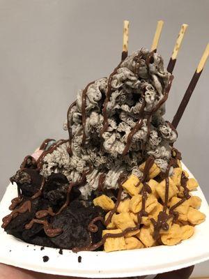 Black Sesame Shaved Ice Cream