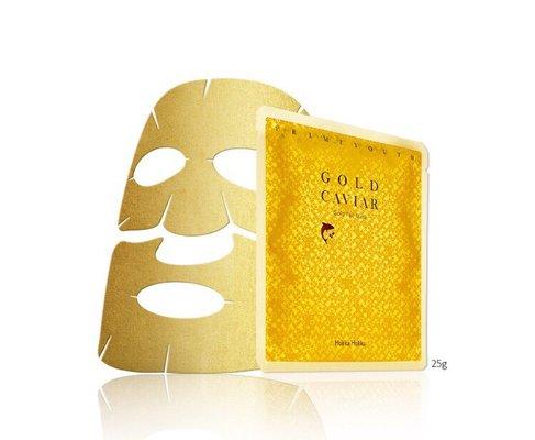 ... is a premium mask containing one bottle of gold caviar capsule essence, improving the strength and elasticity of the skin.