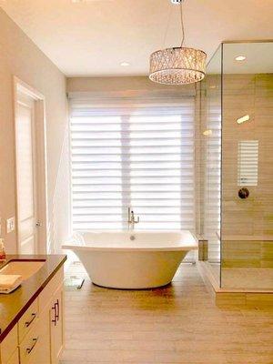 Just completed this job with Hunter Douglas Banded Shades. If you'd like to see these samples, call for a free consultation 480-491-1211