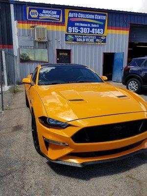 Beautiful Mustang GT we brought back to life. What a beautiful machine !