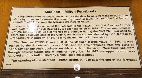 ferryboat plaque