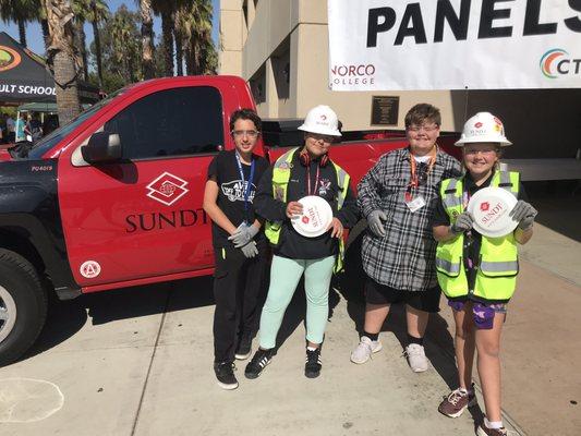 Sundt participated in a career fair for Corona Norco Unified School District at Norco College