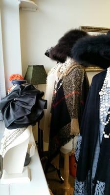 Beautiful hats for every occasion, with great jewelry and bags to match.