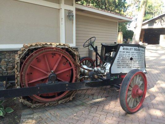 Royal Riblet's Square Wheel tractor.