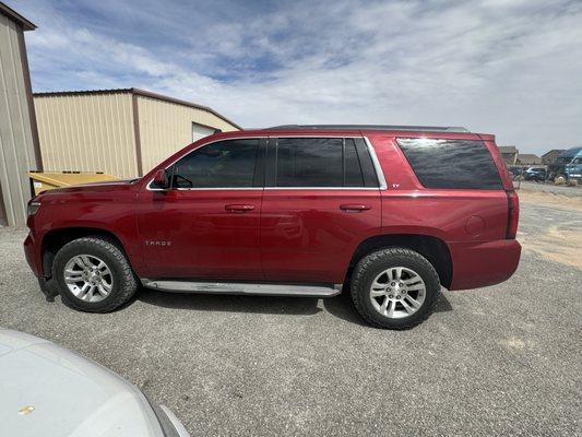 Total Eclipse Tinting: Transforming Chevy Tahoe's Style and Comfort, One Shade at a Time.