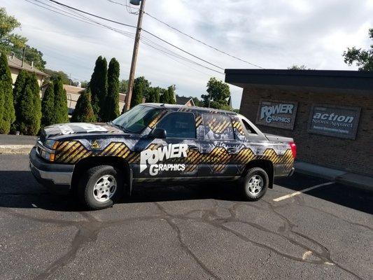 Vehicle advertising wraps and  printed vinyl decals, stickers and more.