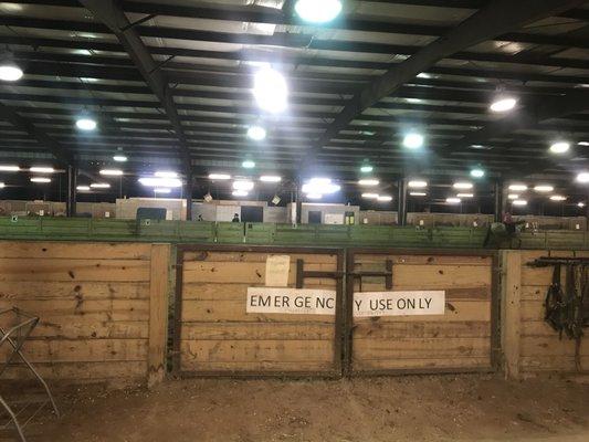 The indoor arena from one angle