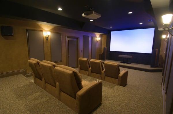 Home theater example photo.