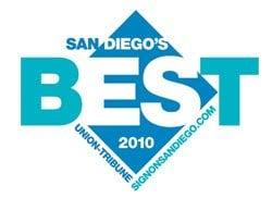 Thank you for voting us San Diego's Best Massage 2010!