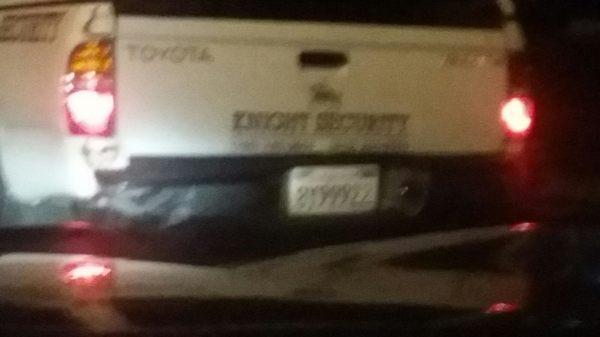 Here is the info on the vehicle of the night your employee acted like a monkey.  CA - 8y99922  And like my plate matters ?