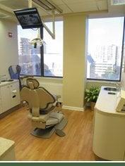 Modern dental exam room